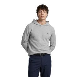 Boss - Waffle LS-Shirt H - Grijs