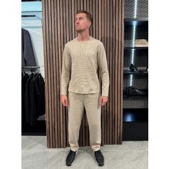 Boss - Waffle Pants - Beige