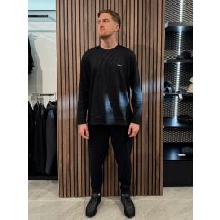 Boss - Waffle Pants Cuff - Zwart