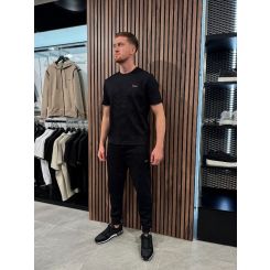Boss - Waffle Pants Cuff - Zwart