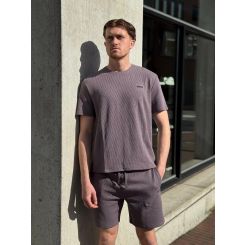 Boss - Waffle Shorts - Paars