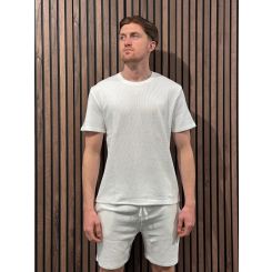 Boss - Waffle Shorts - Wit