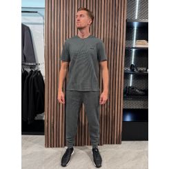Boss - Waffle T-Shirt - Groen