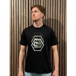 Cruyff Classics - C-Lion Chest Graphic Tee - Zwart