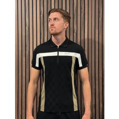 Cruyff Classics - Check Polo - Zwart