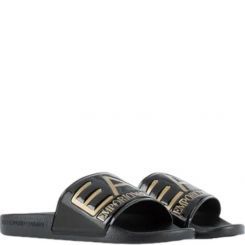 Armani EA7 - Slippers - Zwart