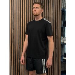 Emporio Armani - Man Jersey T-shirt Beachwear - Zwart