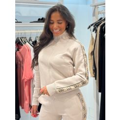 Guess Active - Britney Full Zip Sweatshirt - Beige