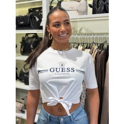 Guess Active - Cn Ss Bow T-shirt - Wit