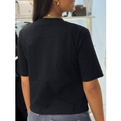 Guess Active - Gloria Boxy T-shirt - Zwart