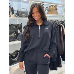 Guess Active - Nat Half-Zip Sweatshirt - Zwart