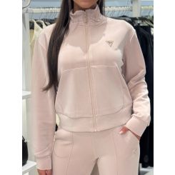 Guess Active - Olympe High Neck Full Swea - Roze
