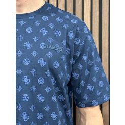 Guess Active - Ovidio Cn Ss T-shirt - Blauw