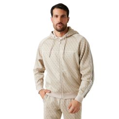 Guess Active - Parimo 4G Full Zip Sweatshirt - Beige