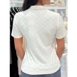 Guess Active - Peony Aop Ss Polo - Wit