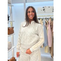 Guess Active - Peony Taped Fullzip Sweatshirt - Beige