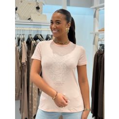 Guess Active - Romy Ss Cn T-shirt - Roze