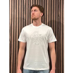 Guess Active - Tiberio Cn Ss T-shirt - Wit