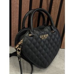 Guess - Atabey Heart Bag - Zwart