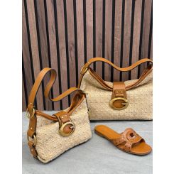 Guess - Camden Shoulder Bag - Beige