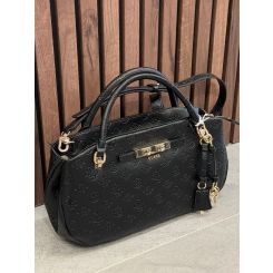 Guess - Carmella 3 Comp Satchel - Zwart