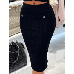 Guess - Carmen SWTR Skirt - Zwart