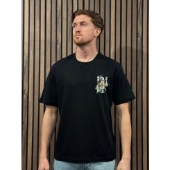 Guess - Cn Ss Japan Signs Oversize Tee - Zwart