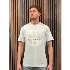 Guess - Cn Ss Patch Logo 4G Tee - Blauw