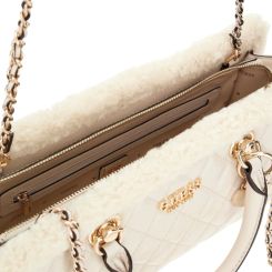 Guess - Cristi Shoulder Bag - Beige