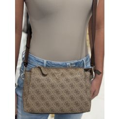 Guess - Noelle Tri Compartment Xbody - Bruin