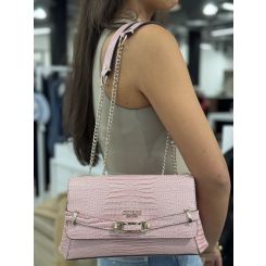 Guess - Silvye Convertible Xbody Flap - Roze