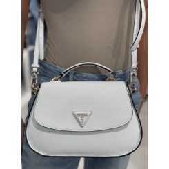 Guess - Eco Jazlynn Top Handle Flap - Wit