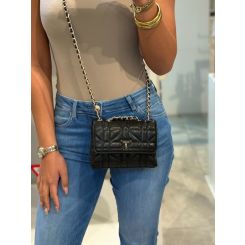Guess - Edita Mini Cnvrtble Xbdy Flap - Zwart