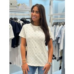 Guess Active - Gloria Peony Ss T-shirt - Beige