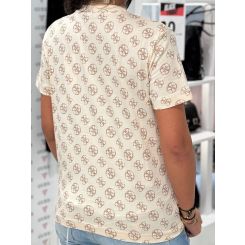 Guess Active - Nomie 4G SS T-Shirt - Beige