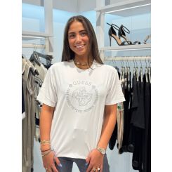 Guess Active - Carla Ss Boxy Tee - Wit
