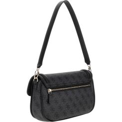 Guess - Dea Flap Shoulder Bag - Zwart