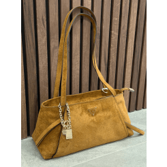 Guess - Devon Shoulder Satchel - Cognac