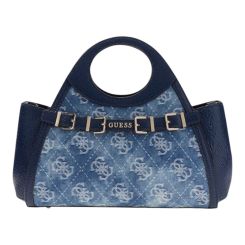Guess - Dovie Small Girlfriend Satchel - Blauw