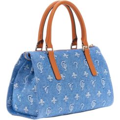 Guess - Greyson II Small Satchel - Blauw