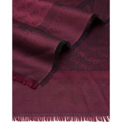 Guess - Idra Jacquard Kefiah 125X125 - Rood