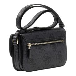 Guess - Janie Logo Cnvrtbl Xbody Flap - Zwart