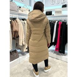 Guess - Carolyn Long Real Down Jkt - Beige