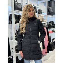 Guess Active - New Aleta Long Puffer Jacket - Zwart