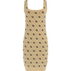 Guess - Sarah 4G Sl Dress Swtr - Beige