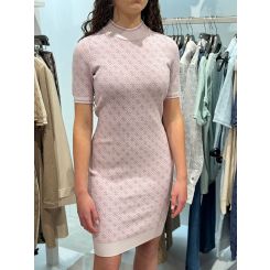 Guess - SS Lise 4g Logo Swtr Dress - Roze