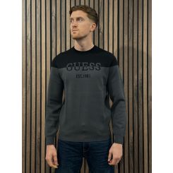 Guess - Kantu Cn Blocking Logo Swtr - Grijs