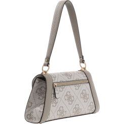 Guess - Karnilla Logo Flap Shldr Bag - Beige