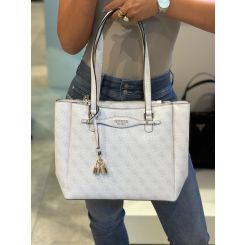 Guess - Katya Multi Comp Tote - Wit