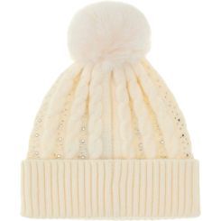 Guess - Knitted Beanie - Wit